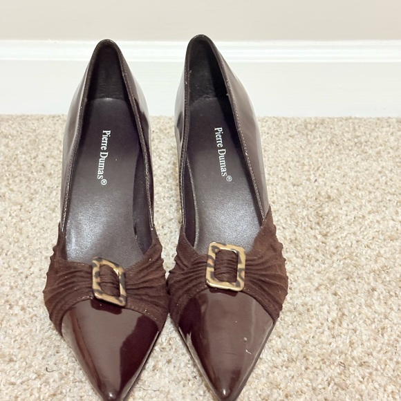 Pierre Dumas Women's Brown Heels - Picture 5 of 11